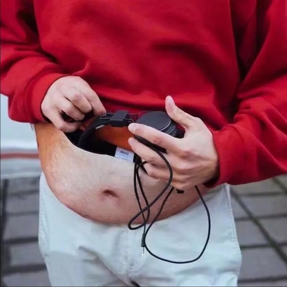 Other - Hairy Beer Belly Fanny Pack Pocket Travel Novelty Waist Bag